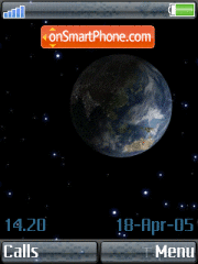 Earth Animated W580 Captura de pantalla
